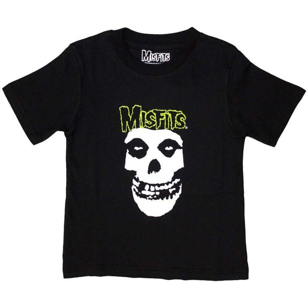 Misfits Childrens/Kids Skull Logo T-Shirt / Black